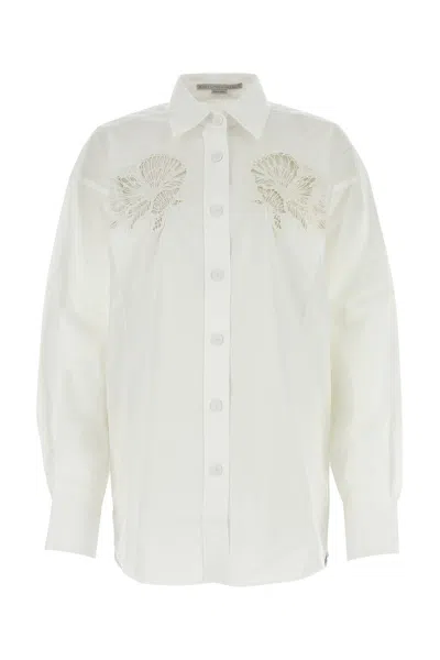 Stella Mccartney White Poplin Oversize Shirt