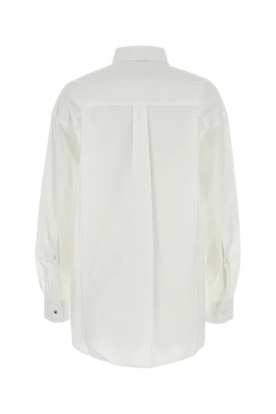 Stella Mccartney White Poplin Oversize Shirt