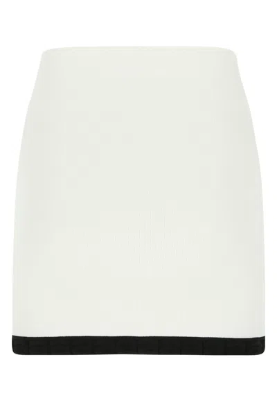 Alexander Wang T Mini Skirt With Logo Jacquard Trim