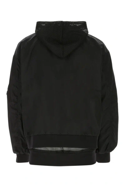 Dolce & Gabbana Men's Nylon Bomber Jacket In Black