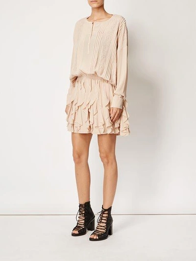 Shop Faith Connexion Lace Detail Ruffled Dress