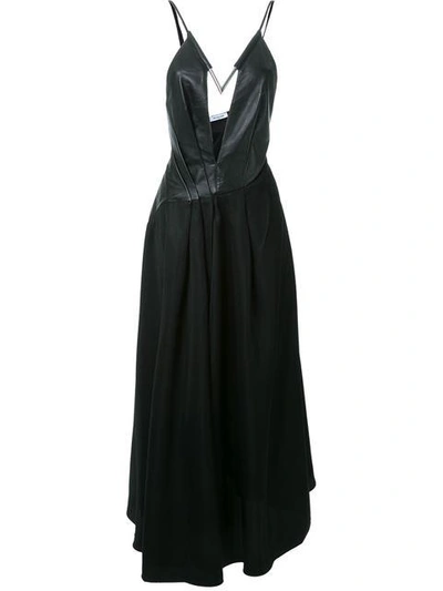 Shop Mugler Backless Gown - Black