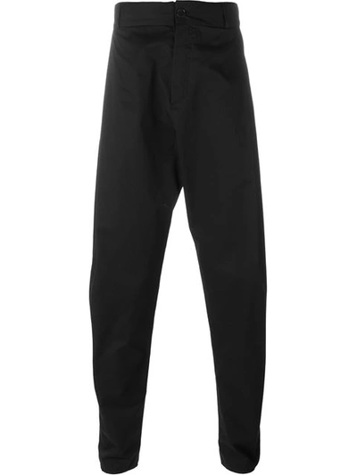 Damir Doma Carrot Fit Trousers - Black