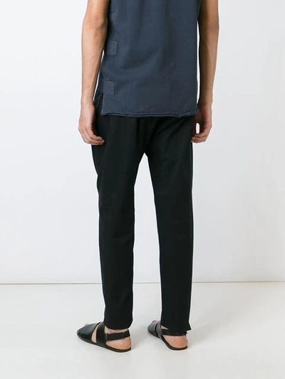 Shop Damir Doma Carrot Fit Trousers - Black