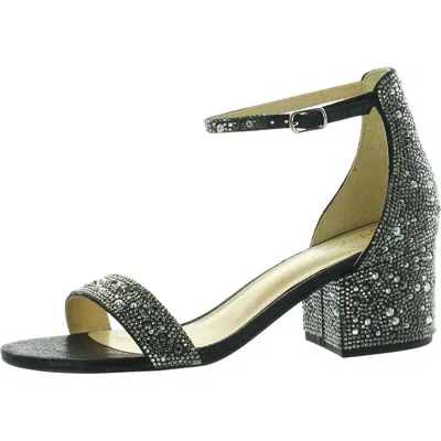 BETSEY JOHNSON MARI WOMENS ANKLE DRESSY HEELS 