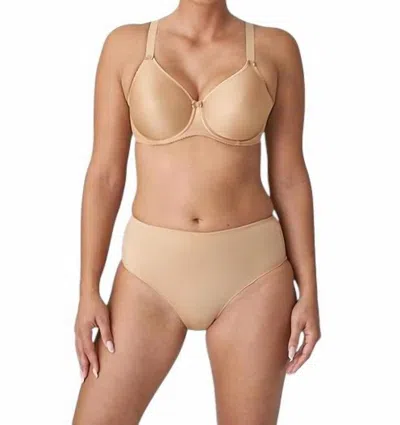 Primadonna Satin Seamless Underwire Bra In Cognac In Green
