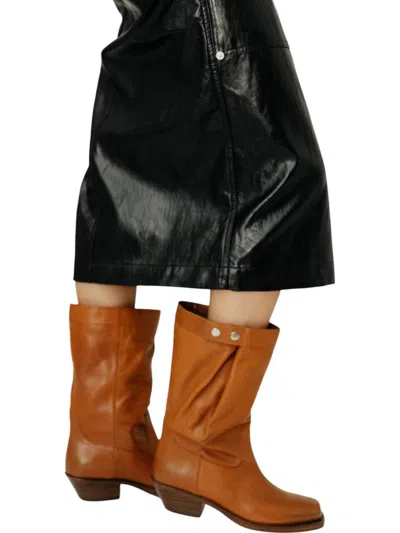 Isabel Marant Women's Ademe Biker Boot In Havana In Brown