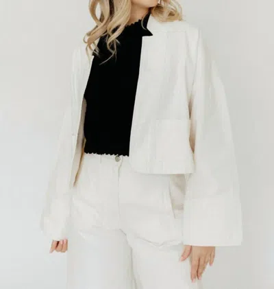 Rachel Comey Dealian Jacket In Ecru In White