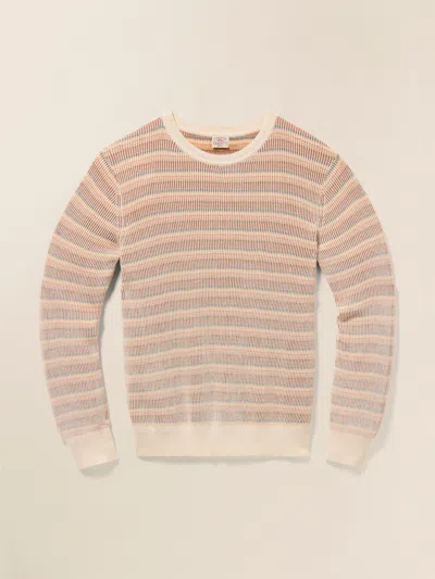 Faherty Sunwashed Crewneck Sweater In Desert Hills