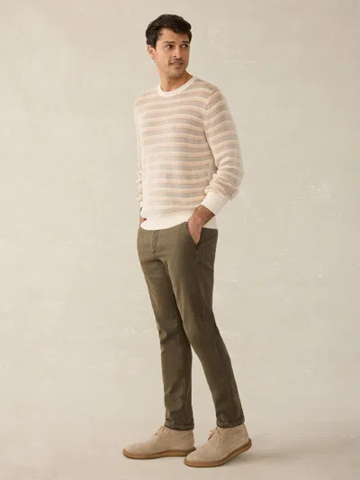Faherty Sunwashed Crewneck Sweater In Desert Hills