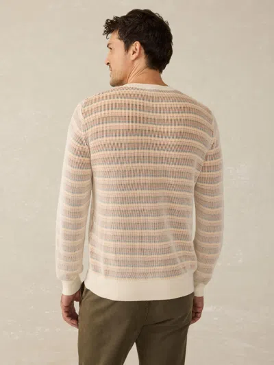 Faherty Sunwashed Crewneck Sweater In Desert Hills