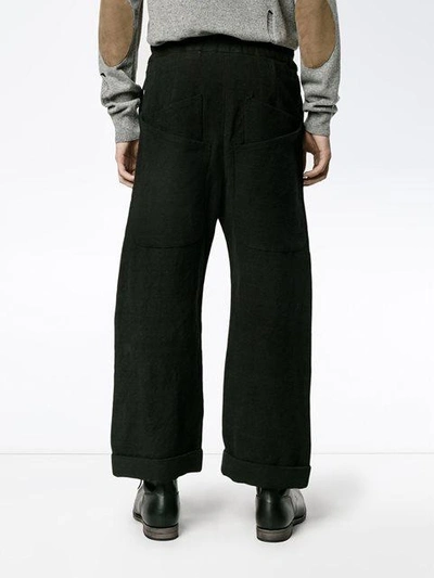 Shop By Walid Wide Leg Trousers - Black