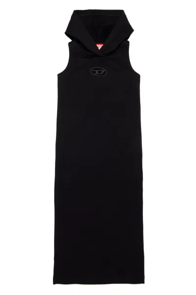 Diesel Dytes Dress In Black