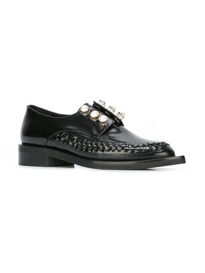 Shop Coliac 'rugby' Pearl-embellished Derby Shoes