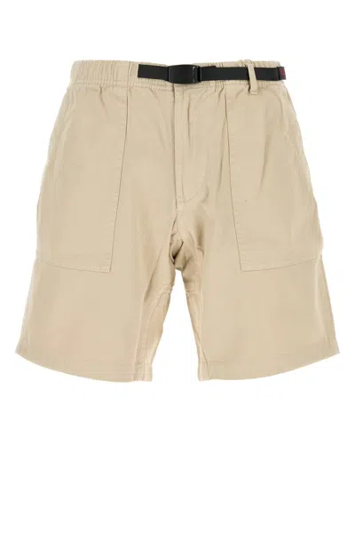 Gramicci Beige Cotton Ridge Bermuda Shorts