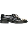 COLIAC 'Martina' pearl-embellished Derby shoes,金属（めっき）100%