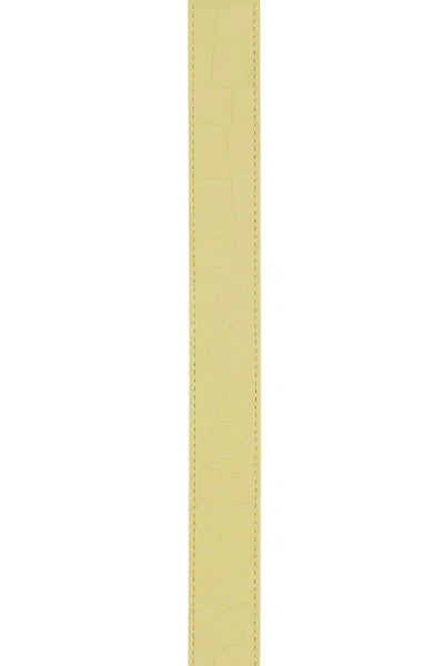 Alexander Mcqueen Crocodile-effect Leather Belt