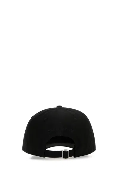 Dsquared2 Black Cotton Baseball Cap