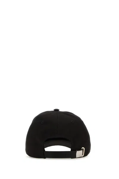 Alexander Mcqueen Curved Visor Cotton Baseball Cap