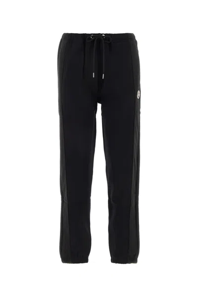 Moncler Shell-trimmed Cotton-jersey Track Pants
