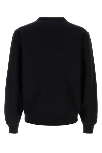 Burberry Black Logo Cotton Blend Sweatshirt