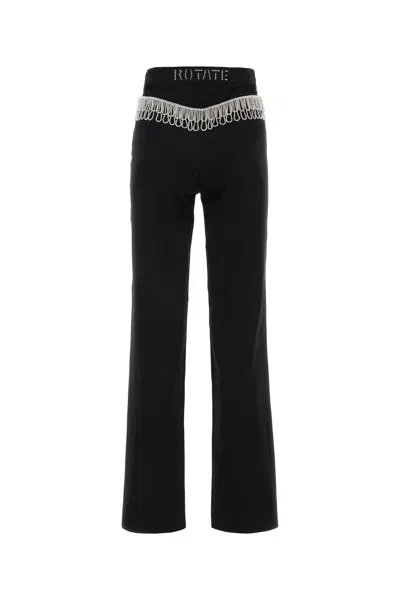 Rotate Birger Christensen Twill High Rise Pants