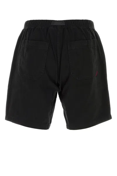Gramicci Black Cotton Ridge Bermuda Shorts