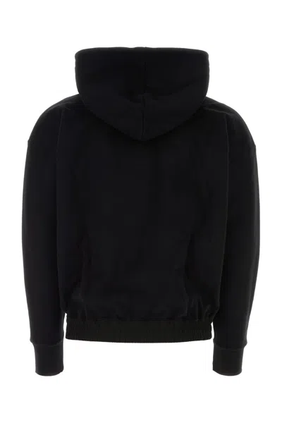 Saint Laurent Black Cotton Sweatshirt