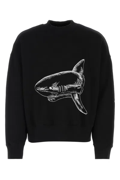 Palm Angels Broken Shark Print Sweatshirt