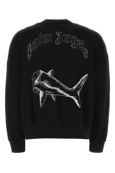 Palm Angels Broken Shark Print Sweatshirt