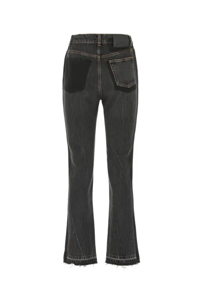 Alexander Mcqueen Alexander Mc Queen Slim Black Bell Bottom Jeans