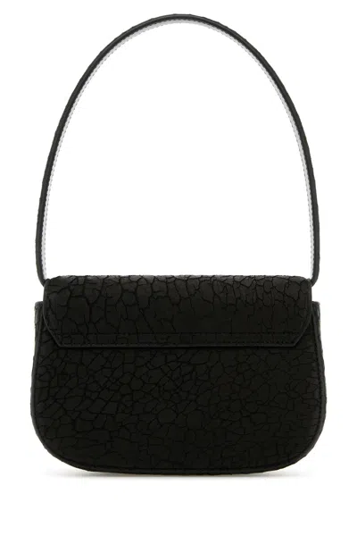 Diesel Women Black Leather 1dr Shoulder Bag