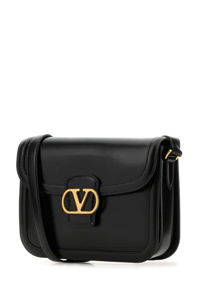 Valentino Garavani Garavani 9to5 Smooth Calfskin Shoulder Bag Woman Black Uni