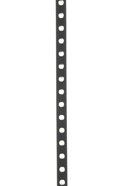 Gucci Adjustable Leather Belt With Silver Buckle
