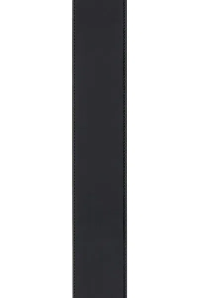 Alexander Mcqueen Black Leather Belt