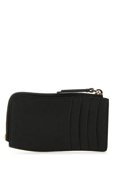Boyy Leather Cardholder With Textured Grained Finish