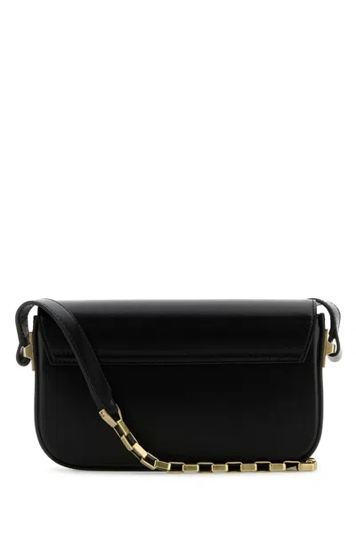 Isabel Marant Black Leather Lizza Shoulder Bag