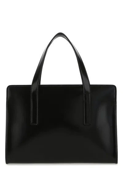 Prada Black Leather Re-edition 1995 Handbag
