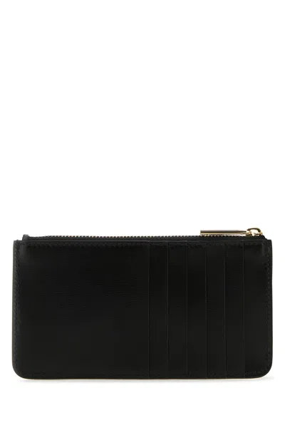Ferragamo Leather Wallet Hardware Gold-tone