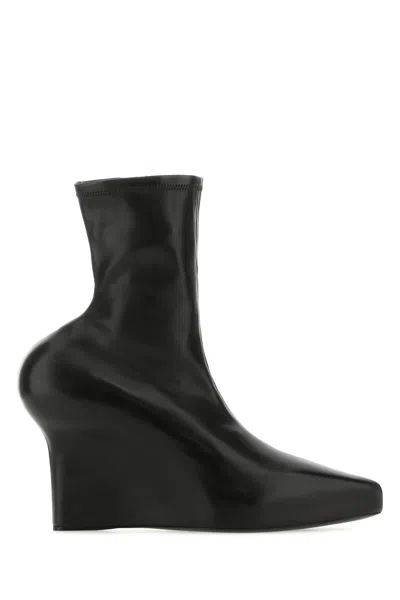 Givenchy Nappa Leather Ankle Boots With 8 Cm Wedge Height