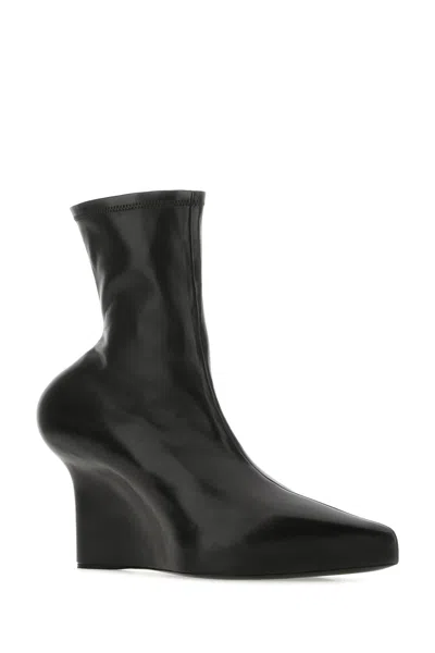 Givenchy Nappa Leather Ankle Boots With 8 Cm Wedge Height
