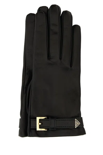 Prada Smooth Finish Leather Gloves