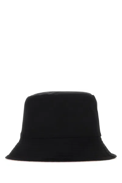 Alexander Mcqueen Black Nylon Reversible Hat