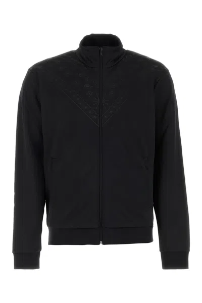 Marcelo Burlon County Of Milan Marcelo Burlon Black Polyester Blend Sweatshirt In Black