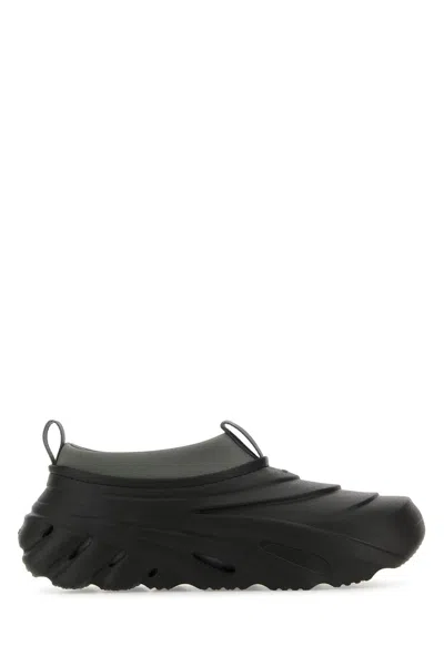 Crocs Black Rubber Echo Storm Slip Ons