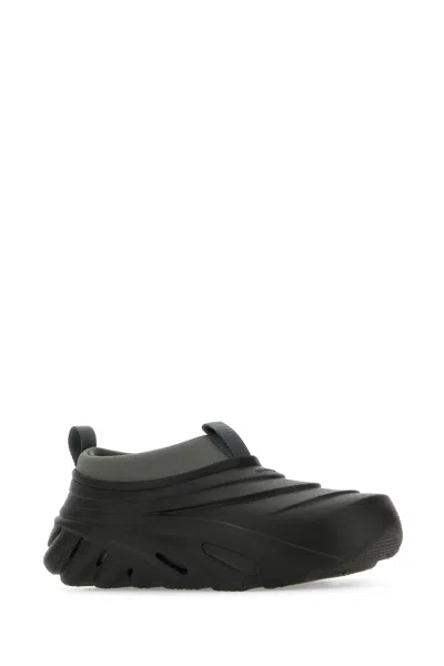 Crocs Black Rubber Echo Storm Slip Ons