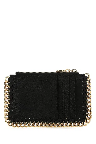 Stella Mccartney Slate Shaggy Deer Falabella Card Holder