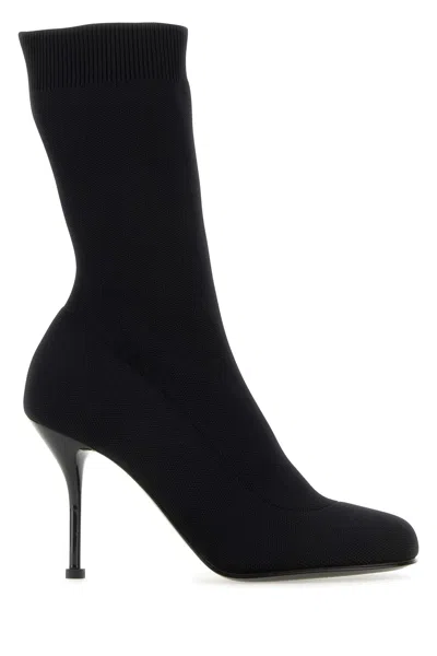 Alexander Mcqueen Alexander Mc Queen Black Boot With Heel