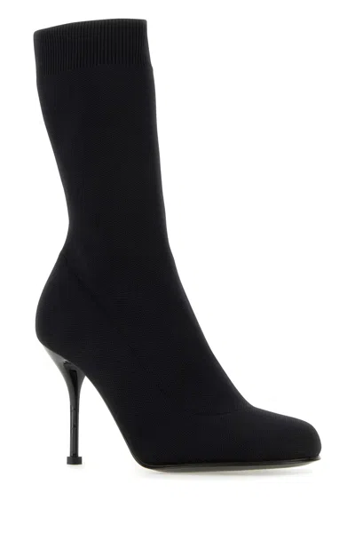 Alexander Mcqueen Alexander Mc Queen Black Boot With Heel