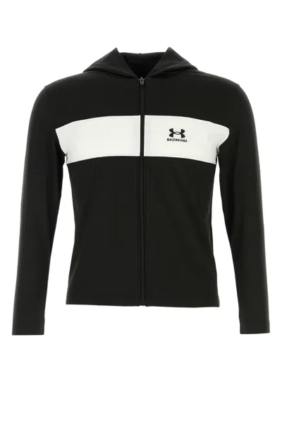Balenciaga Black Stretch Polyester  X Under Armourâ® Sweatshirt